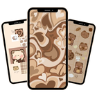Brown Aesthetic Wallpapers HD-icoon