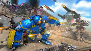 Tiger Robot 3D Fighting Games پوسٹر