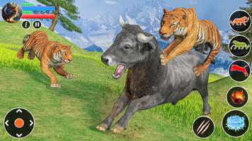 Tiger Family Sim: Trò chơi ảnh chụp màn hình 3
