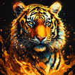Papel de parede de tigre 4K HD