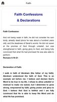 Faith Confessions capture d'écran 1