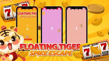 Floating Tiger: Spike Escape ภาพหน้าจอ 1