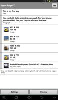 TouchAppCreator screenshot 1