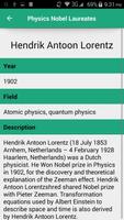 1 Schermata Physics Nobel Laureates