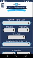 Calcul Taxes Quebec الملصق