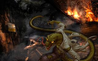 Amazing Lizardman City Rampage स्क्रीनशॉट 2
