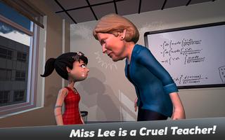 Crazy Scary Evil Teacher 3D -  Affiche