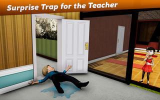 Crazy Scary Evil Teacher 3D -  syot layar 2