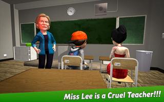 3 Schermata Crazy Scary Evil Teacher 3D - 