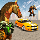 US War Robot Transformation - Flying Horse Robot icône
