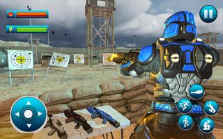 Futuristic Special Forces Robo Affiche