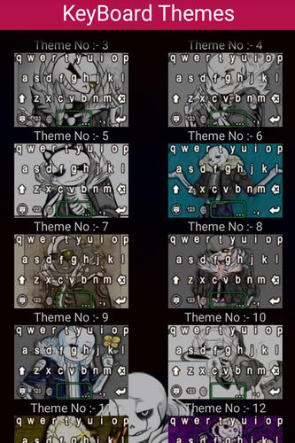Keyboard Theme Gaster Sans For Android Apk Download
