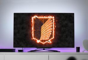 Burning Emblem Fire Background Video TV Wallpapers poster