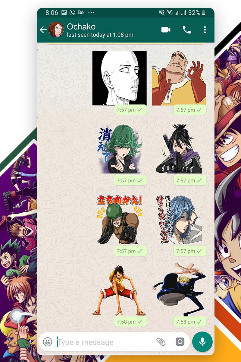 New Anime Stickers Wastickerapps For Whatsapp For Android Apk