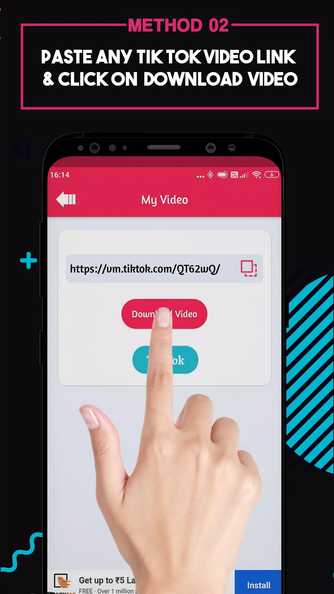 Tikmate - Download video tiktok, Tiktok downloader no Watermark