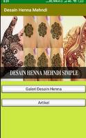 Desain Henna Mehndi Simple (Tutorial) poster