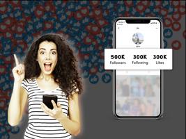 Tik Booster - Tiktok followers Affiche