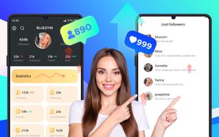 Followers & like -Fans insight постер