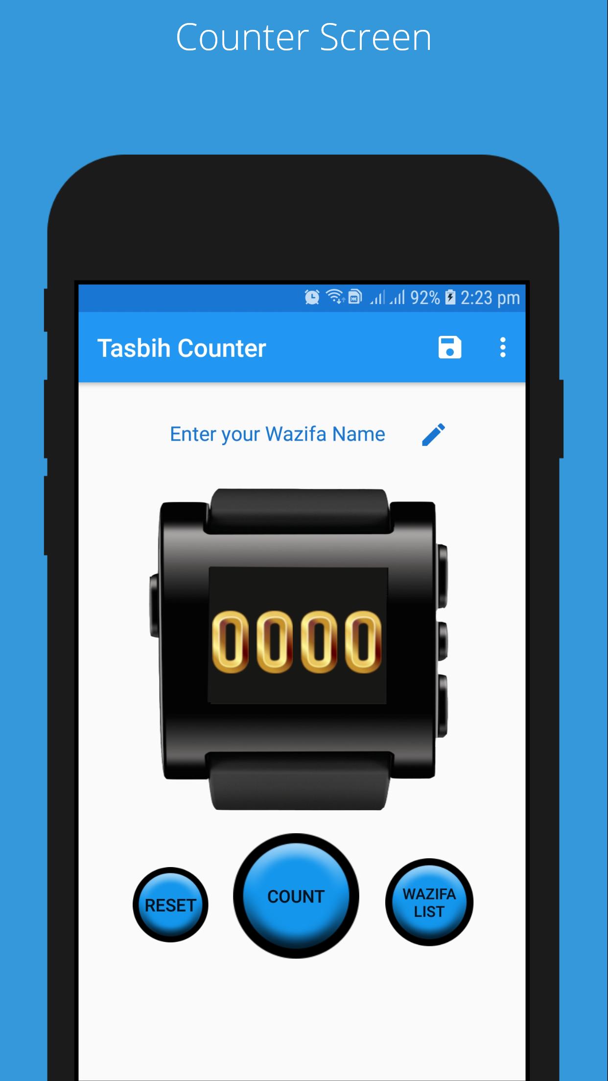 Tasbih(Tasbeeh) Digital Counter - android App für Android - APK  herunterladen
