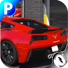 Car Traffic Chevrolet Corvette Racer Simulator icône