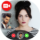 Free Tiktik girls live video call - girls chat icône