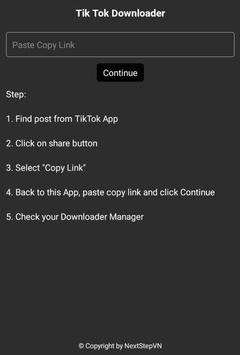 TikTok Download Manager poster