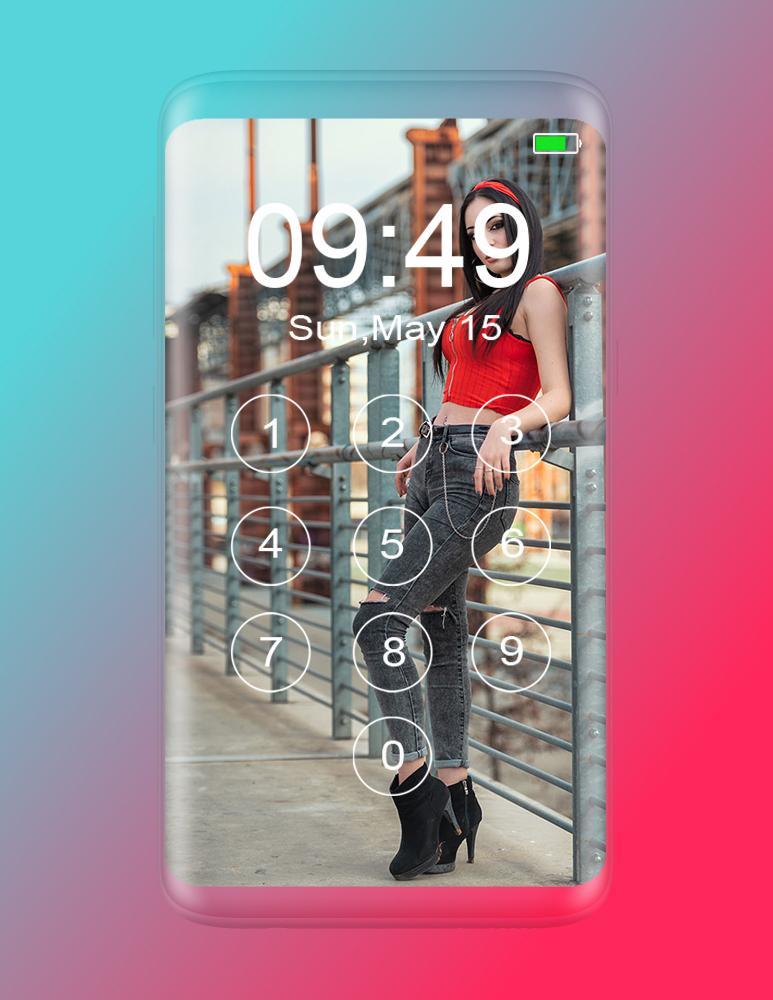 Tik Lock Screen Tik Tok Girls Wallpapers For Android Apk Download - lock screen for roblox 10 apk androidappsapkco