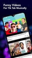 Funny Videos for tik tok musically ポスター
