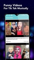 Funny Videos for tik tok musically capture d'écran 1