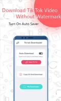 Video Downloader For Tik Tok - without watermark ポスター