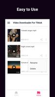 Free Video Downloader untuk TikTok syot layar 1