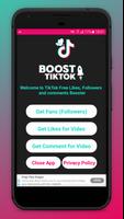 BoostTik. tok Get Free Follower,Likes and Comment Cartaz