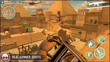 desert storm grand artillero FPS juego : Real Game captura de pantalla 2