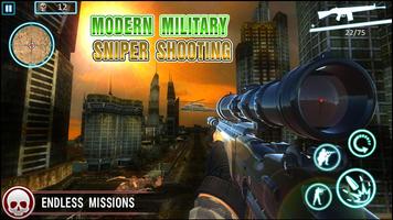 Moderno Sniper tirador Poster