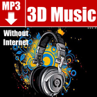 3D Music icône
