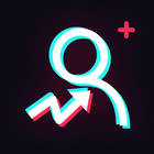 TiKi: followers, likes tracker biểu tượng