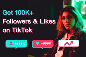 TikFollowers – TikTokのフォロワー & いいねをゲットする ポスター