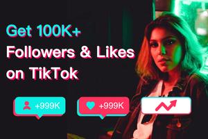 TikFollowers - Get TikTok Followers & Tik Like पोस्टर