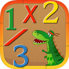 Dino Number Game Math for Kids ไอคอน