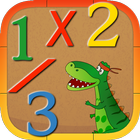 Dino Number Game Math for Kids Zeichen