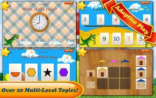 Dino Number Game Math for Kids ポスター