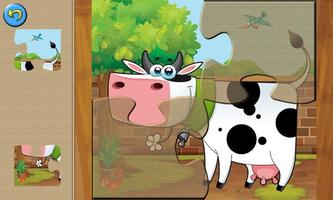 Farm Animal Puzzles for Kids ❤️🐮 capture d'écran 1