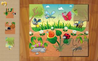 Poster Puzzle Games Kids: Insects Reptiles Bees ❤️🐍🦋🐞