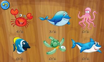 Kids Sea Animals Jigsaw Puzzle syot layar 3