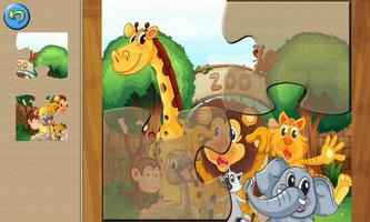 Zoo Animal Puzzle Games Kids اسکرین شاٹ 1