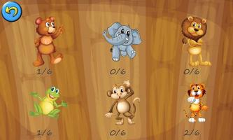 Zoo Animal Puzzle Games Kids captura de pantalla 3