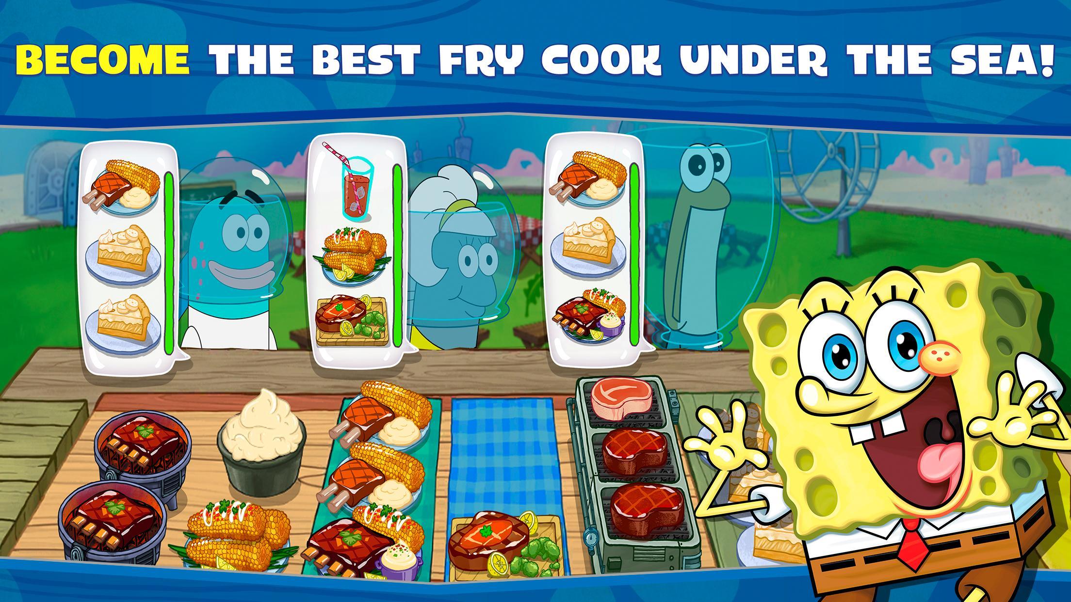 Spongebob Krusty Cook Off For Android Apk Download - getting a job with spongebob at the krusty crab roblox fast food