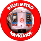 آیکون‌ Delhi Metro Nav Fare Route Map