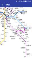 2 Schermata Delhi Metro Nav Fare Route Map