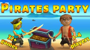 Pirates party: 1-4 players الملصق